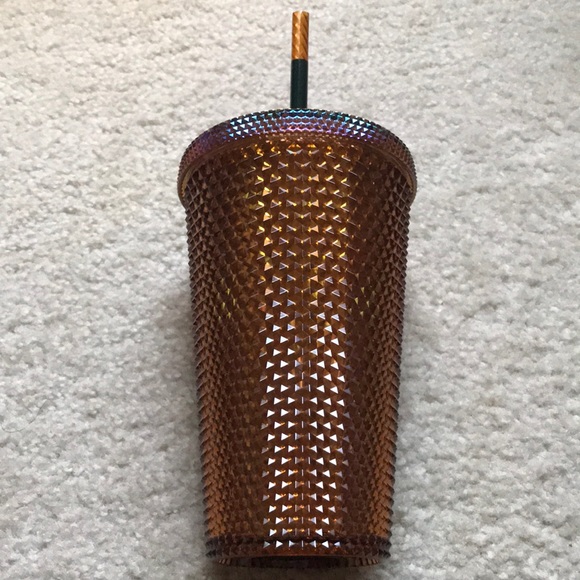 Starbucks Limited Edition Studded Orange Tumbler 2021 - Picture 4 of 4